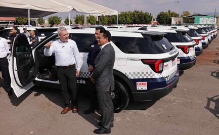 Michoacán fortalece seguridad con 122 nuevas patrullas; Guardia Civil y municipios, los beneficiados