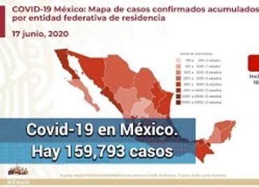 Covid en México: suman 19,080 muertes; hay 159,793 casos