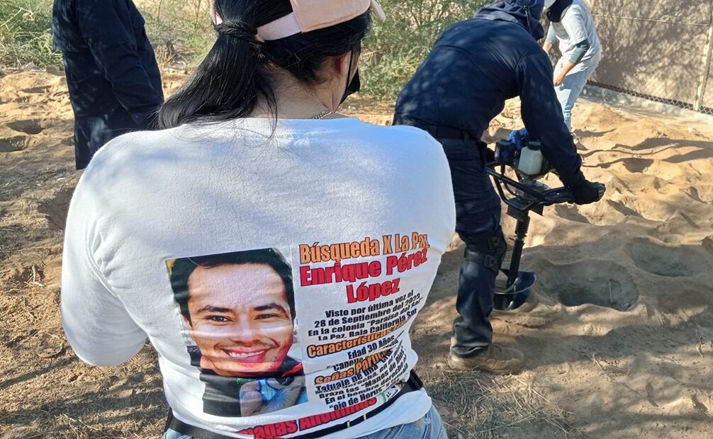 El colectivo Búsqueda por La Paz comunicó que desde el 5 de mayo se encuentran en trabajos de búsqueda en las fosas localizadas a partir de una denuncia ciudadana en la zona del arroyo El Cajoncito. Foto: Archivo / EL UNIVERSAL