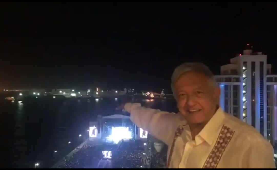 El mandatario publicó un video desde su hotel para recordar que hoy también se conmemoran 500 años de Veracruz. Foto: captura de pantalla
