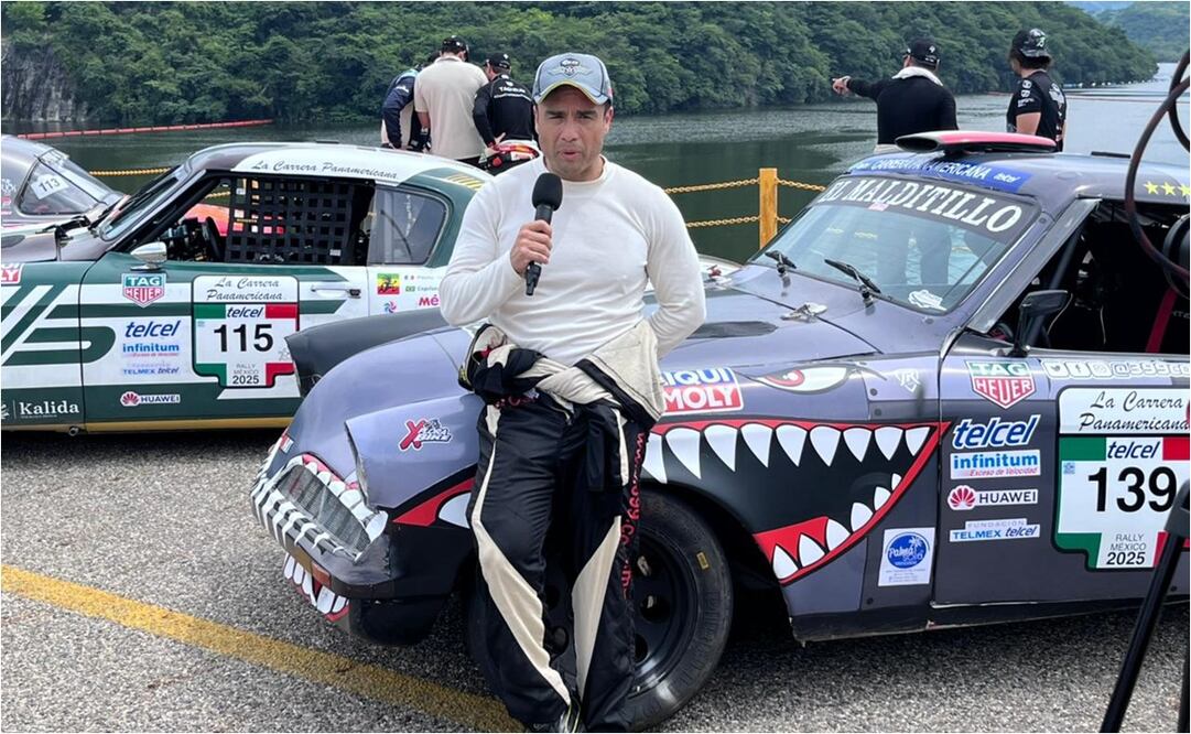 Jesús Cordero destaca en el inicio de la Carrera Panamericana 2025. FOTO: Alberto Vargas/ EL UNIVERSAL
