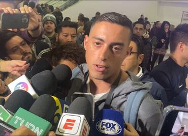 Rogelio Funes Mori llegó a la Ciudad de México para reportar con Pumas