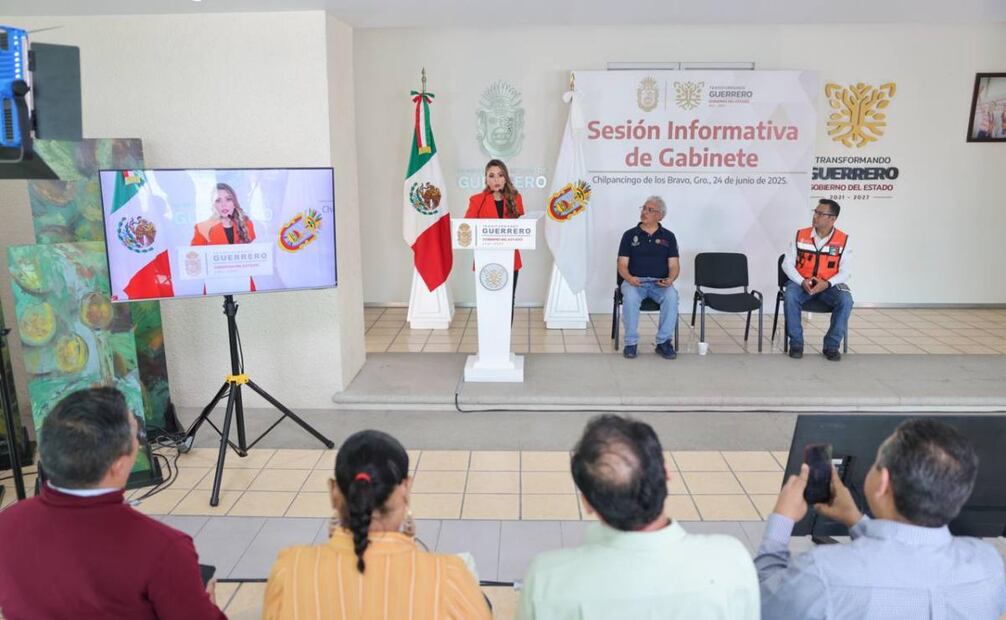 Evelyn Salgado pide declaratoria de emergencia en 8 municipios de Guerrero tras huracán Erick. Foto: Especial