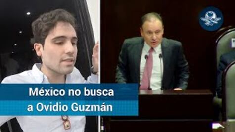 Alfonso Durazo: Ovidio Guzmán no tiene orden de aprehensión en México