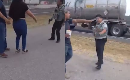 VIDEO Habitantes de San Luis Potosí y GN se enfrentan por rapiña de lavadoras; no hay reporte de detenidos