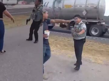 VIDEO Habitantes de San Luis Potosí y GN se enfrentan por rapiña de lavadoras; no hay reporte de detenidos