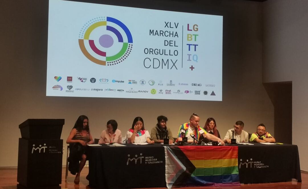 “Libertad, justicia y dignidad, ¡A nosotres jamás nos borrarán!” es el lema de este año. Foto: Eduardo Dina / EL UNIVERSAL 