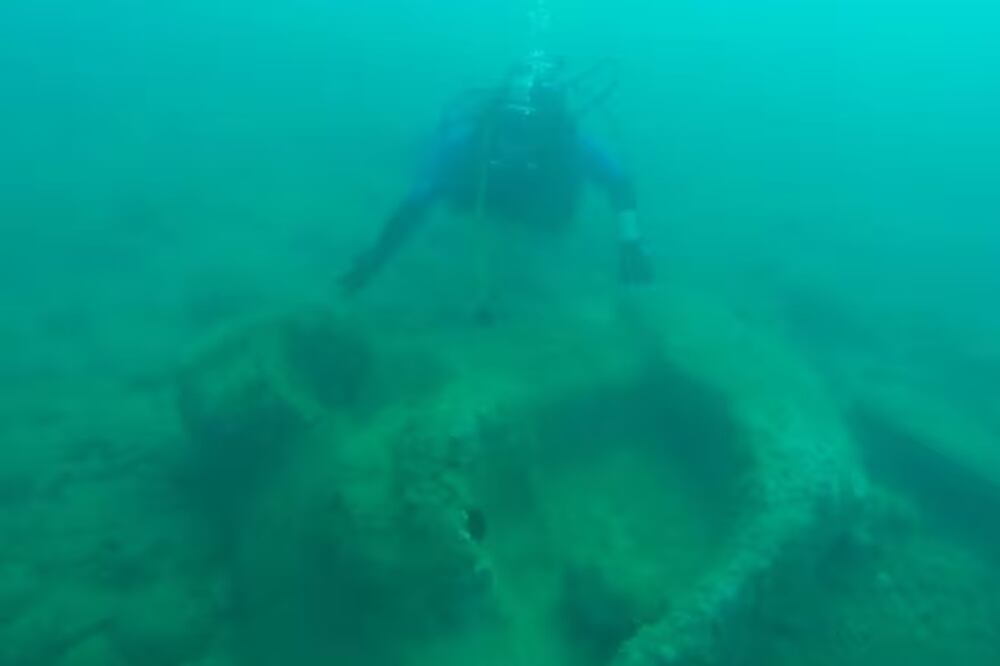 Hallazgo en lo profundo: encuentran una parte del Templo de Zeus y está intacto. Foto: BCsi