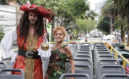 Elenco de "Peter Pan" viaja por la CDMX en Turibus