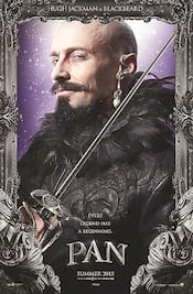 Cambio total de Hugh Jackman como Barbanegra, en Peter Pan