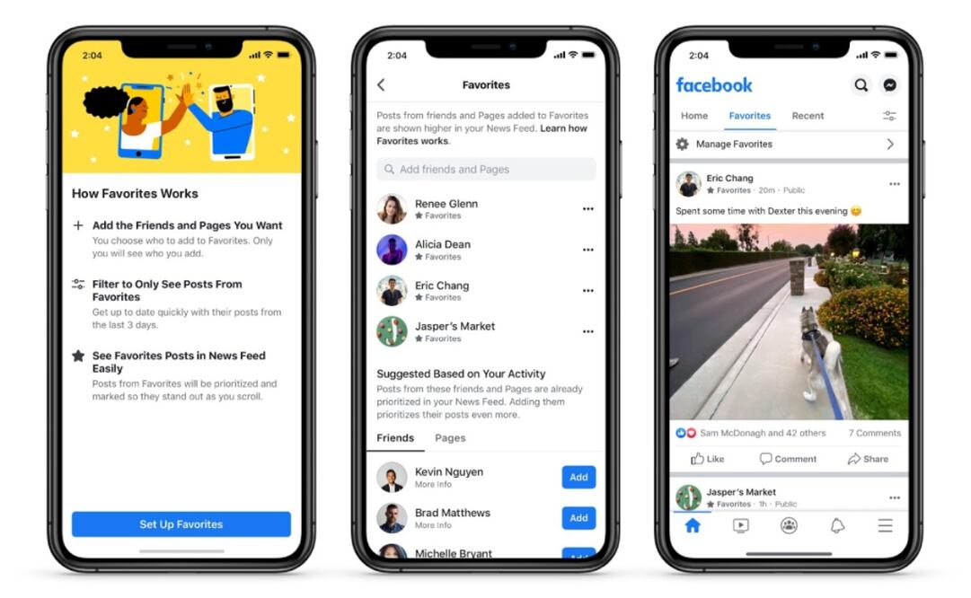 Se pueden elegir hasta 30 favoritos.