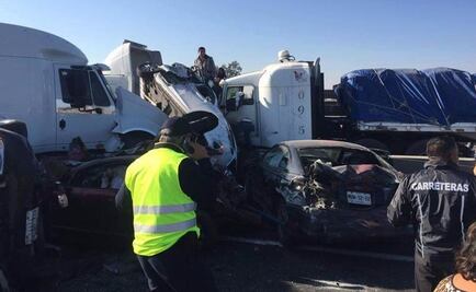 Ajustan cifra de víctimas de megacarambola en Edomex