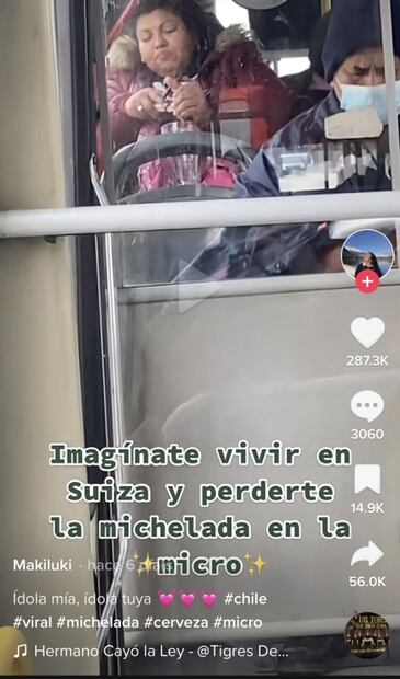 Mujer prepara su michelada en el camión y se vuelve viral