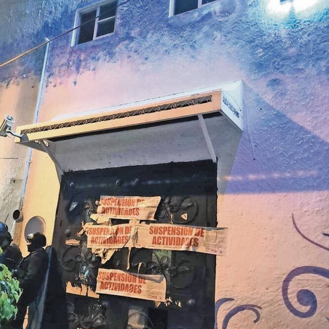 Irregularidad. El inmueble clausurado está en avenida Tláhuac, entre las calles Bodas de Fígaro y María Estuardo, colonia Miguel Hidalgo, alcaldía Tláhuac. ESPECIAL