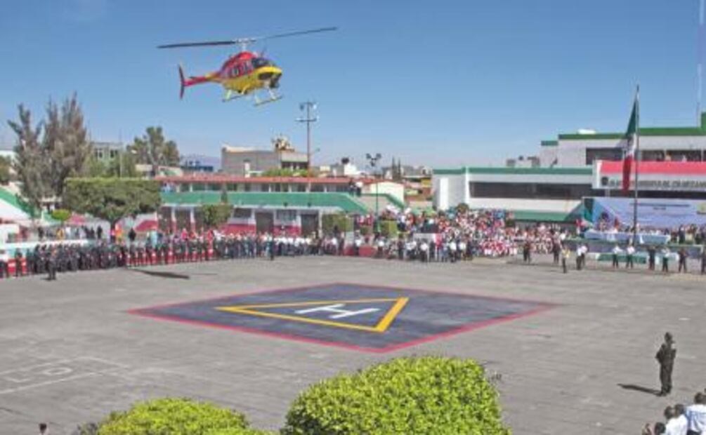 Caros e ineficientes, helicópteros de seguridad en Edomex