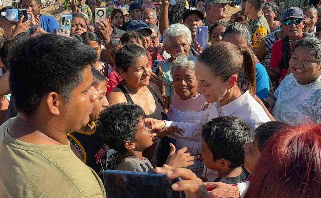 Claudia Sheinbaum informó que se tiene un censo de las zonas dañadas por lo que todas las personas serán atendidas con ayuda económica para limpieza. Foto:  Especial