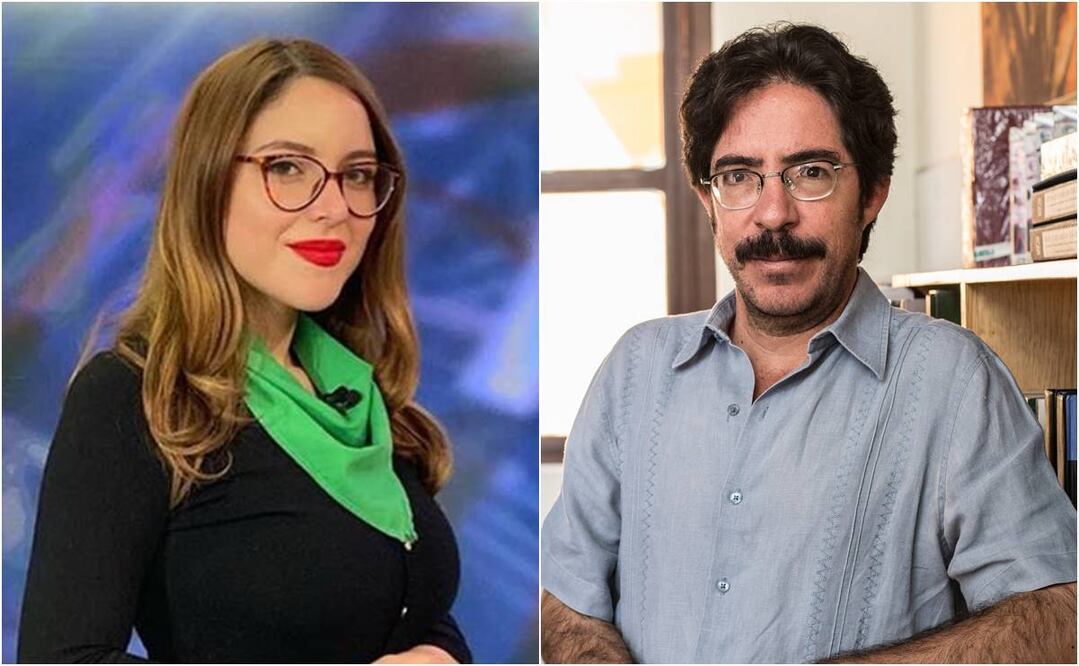 Estefanía Veloz y Pedro Salmerón. Foto: Especial y Archivo/EL UNIVERSAL