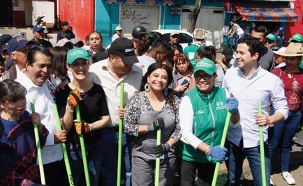 Autoridades de CDMX y Edomex participan en jornada de Tequio de Calle 7