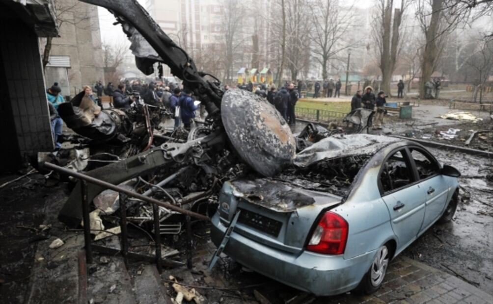 Narran horror en guardería ucraniana tras accidente de helicóptero: “Sacamos a una niña, tenía el rostro desfigurado”