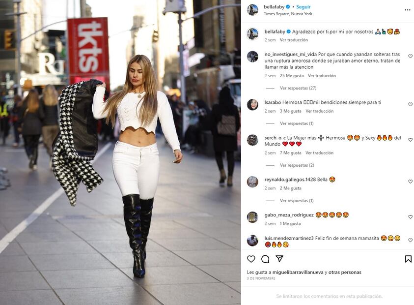 Fabiola Martínez, conductora señalada de romance con Escorpión Dorado. / Foto: Instagram.