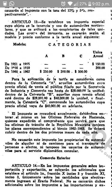 Es mentira que la tenencia se creó para pagar las Olimpiadas