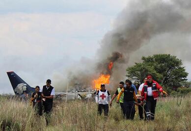 Mal clima y piloto en entrenamiento, causas de accidente de Aeroméxico en Durango