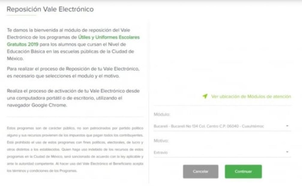 Si te robaron tu tarjeta de vale de útiles y uniformes, así puedes reponerla