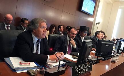 Luis Videgaray asiste a la Asamblea de la OEA