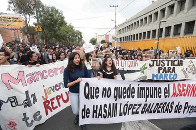 Con marcha, familia y amigos de Marco Antonio exigen justicia