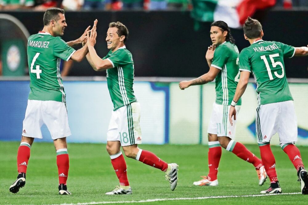 Andrés Guardado hizo el tanto para México, que mantiene marca perfecta en la era de Juan Carlos Osorio (IMAGO7)