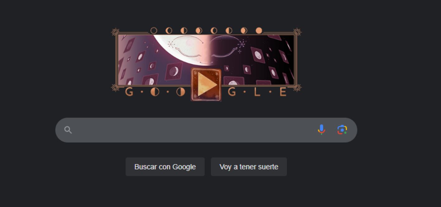 El 23 de enero, Google homenajeó a la media luna con un doodle interactivo que invita a aprender sobre las fases lunares de manera lúdica.
Foto: Captura de pantalla en Google