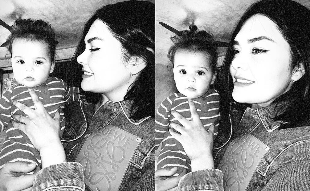 Yuridia y su hijo Benicio. Foto: Instagram.