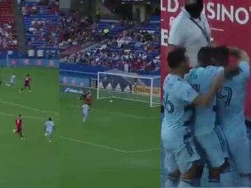 Así fue el gol de Alan Pulido con el Sporting Kansas City ante FC Dallas