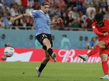 Uruguay y Corea del Sur empatan en un intenso y atractivo partido
