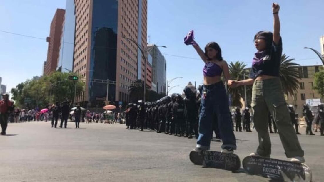 “Te prefiero violenta que muerta”: Así fue la marcha por el Día Internacional de la Mujer
