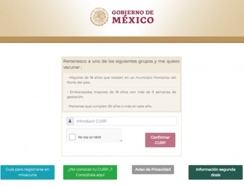Comienza el registro para vacuna contra Covid-19 para personas de 30 años y más