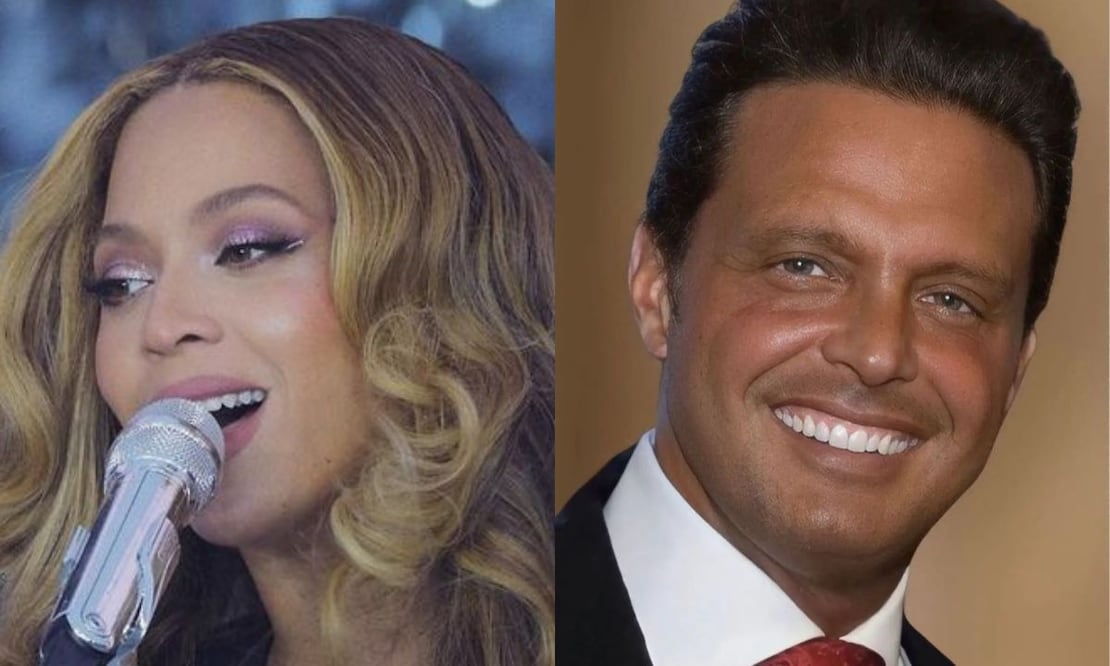 Beyoncé y Luis Miguel. Fuente: producción Universal