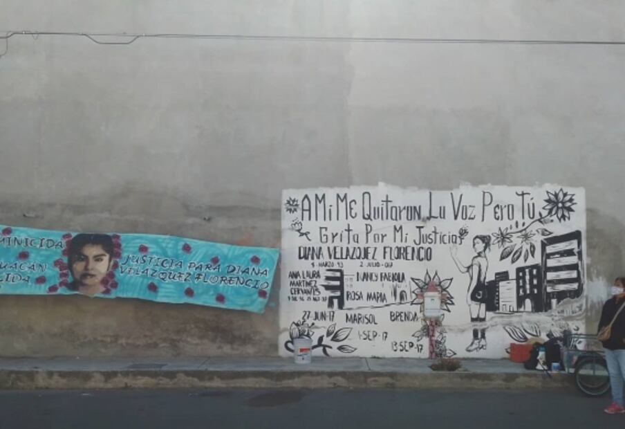 “Si uno no hace algo todos los casos se olvidan”: Artistas del mural para Diana, asesinada en Edomex