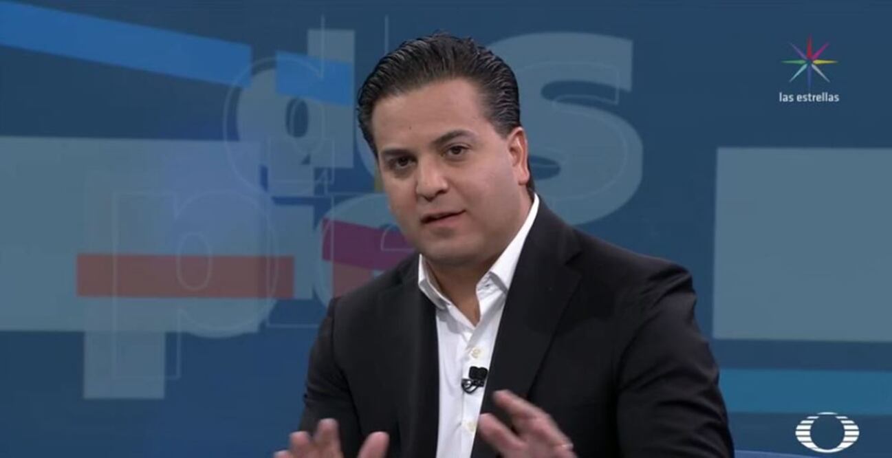 El presidente nacional del PAN, Damián Zepeda. Foto: @NTelevisa_com 