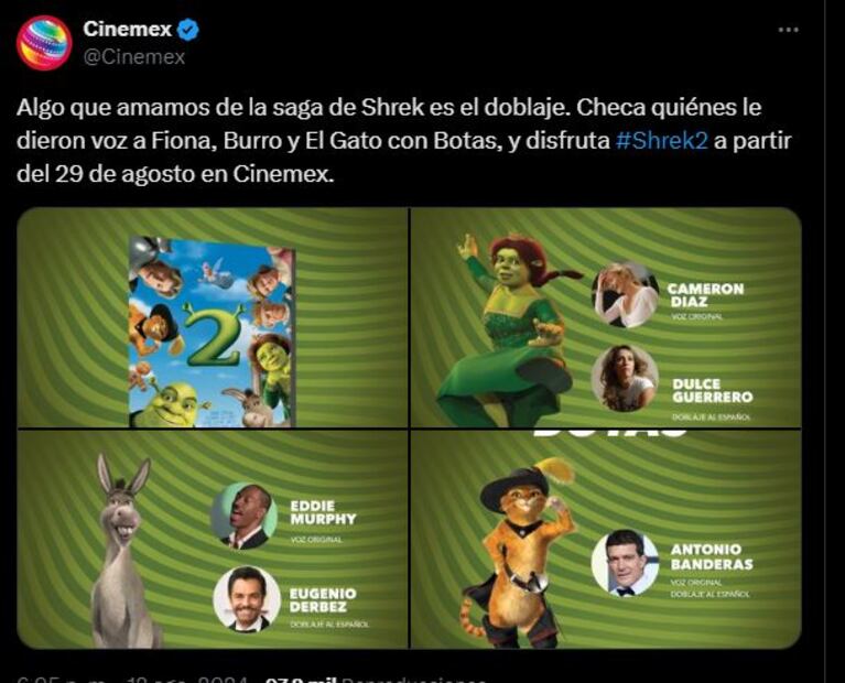Tunden a Cinemex por "olvidar" a Alfonso Obregón. Foto: Captura de pantalla