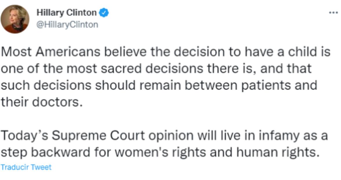 Celebridades raccionan a la revocación de Roe vs Wade que cambiaría la ley de aborto en Estados Unidos