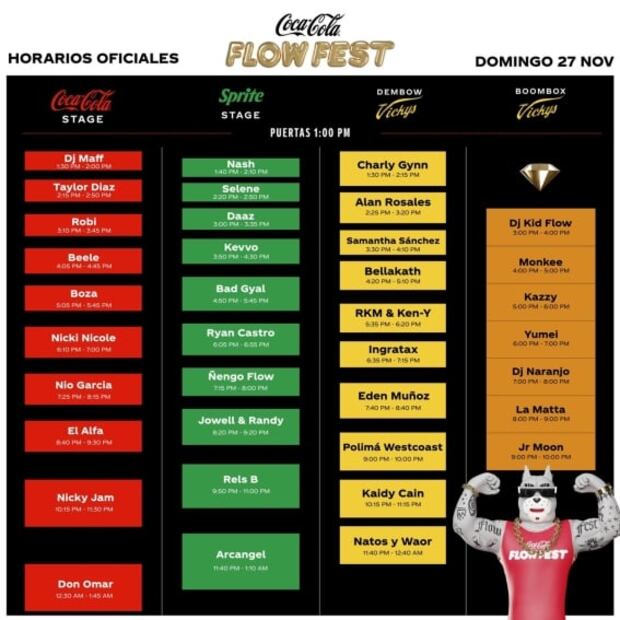 Flow Fest 2022: horarios, rutas de transporte y todo lo que debes saber antes de asistir