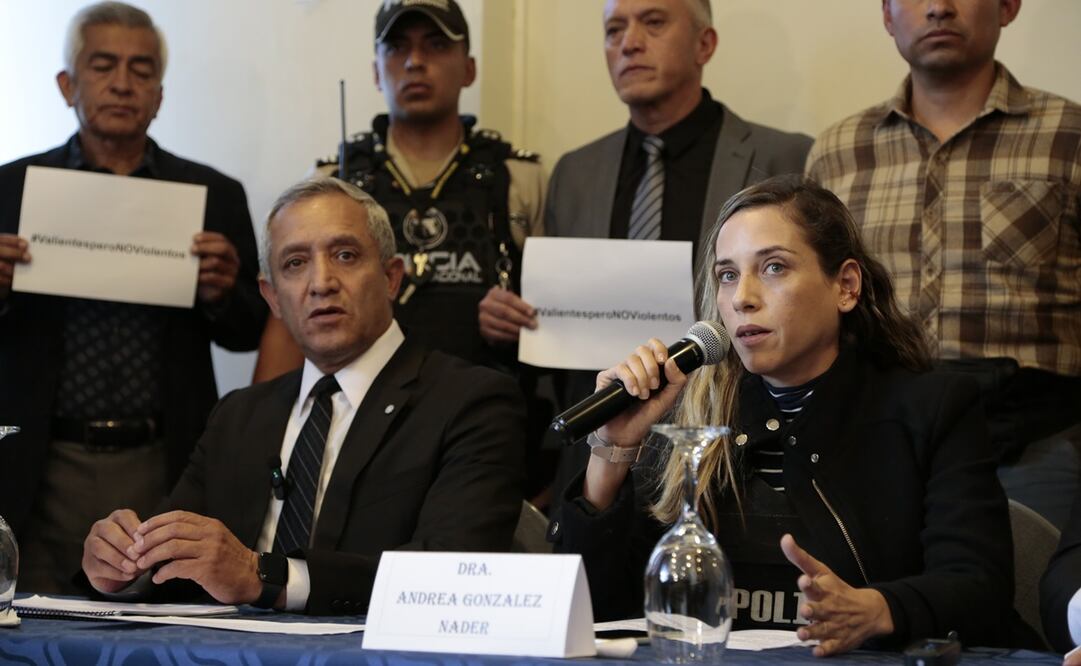 Andrea González Nader ocupaba hasta ahora la candidatura a vicepresidenta en el binomio que encabezaba Fernando Villavicencio. Foto: EFE