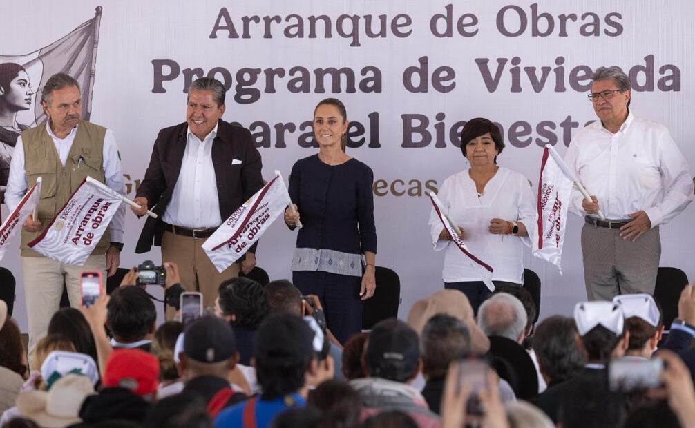 Claudia Sheinbaum en Zacatecas (12/04/2025). Foto: Hugo Salvador / EL UNIVERSAL