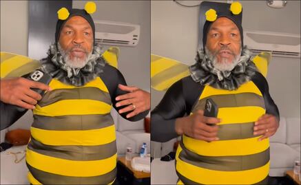 Mike Tyson rompe las redes disfrazado de abeja y con un peculiar baile