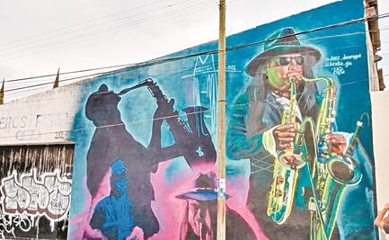 Sax es inmortalizado en mural potosino