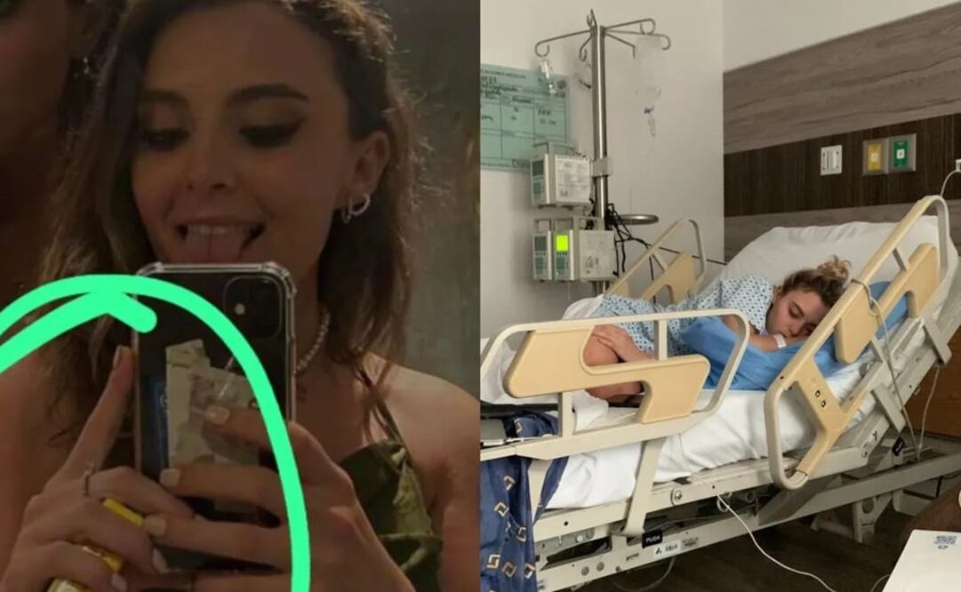 Nicole comentó que tuvo que estar hospitalizada por una semana. Foto Twitter @NicoleElliot2