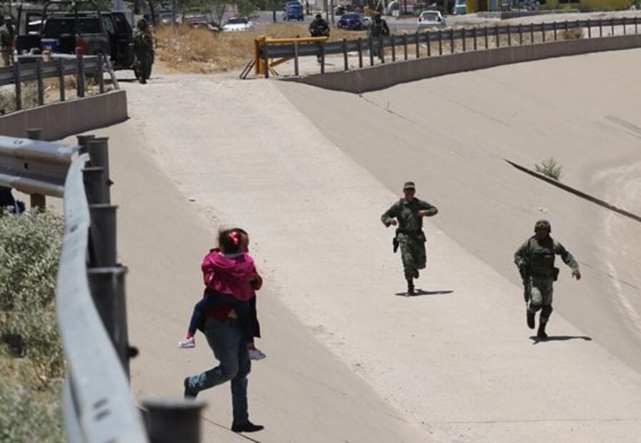 Fotos: Guardia Nacional impide cruce de migrantes en México