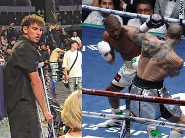 Igor Lichnovsky dejó el partido de América para ver la pelea de Floyd Mayweather Jr