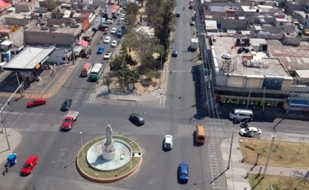 Durante contingencia, principales vialidades de Neza se descongestionan de autos  
